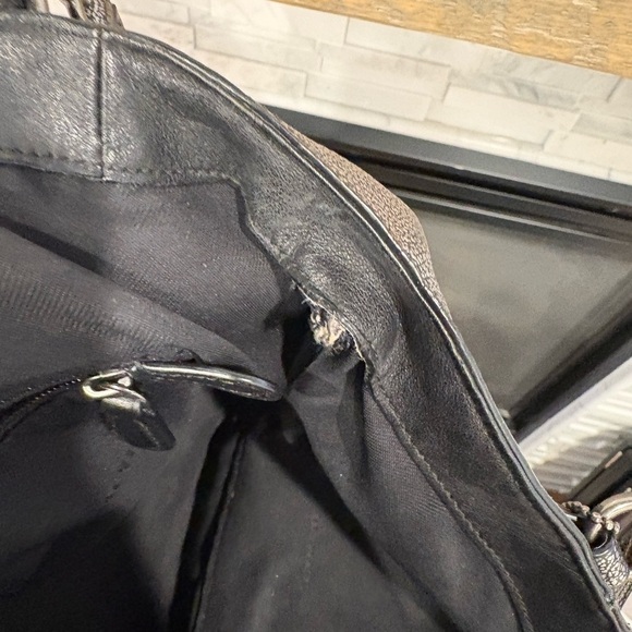 Coach Edie Gunmetal Purse - Picture 6 of 7